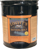 Lovitt's Natural Gold Exterior Stain - 1 Gallon Western Log Home Supply