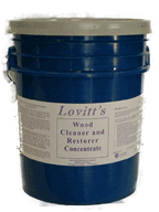 Lovitt's Wood Cleaner Concentrate - 5 Gallon Pail Western Log Home Supply