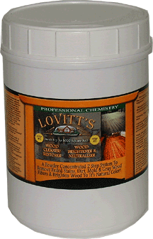 Lovitt's Wood Cleaner/Brightener Kit Western Log Home Supply