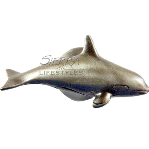 Orca Knob - Left - Pewter Western Log Home Supply