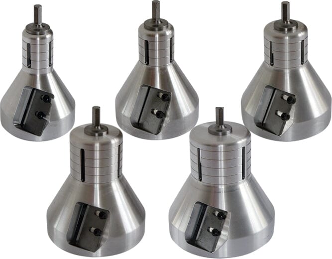 Set of 5 Industrial Series Cutters 1", 1 1/2", 2", 2 1/2" & 3" Kits and Sets Western Log