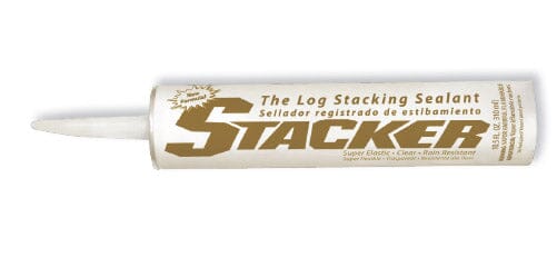 Stacker Clear Log Sealant - Case of (12) 10.5oz Tubes Western Log Home Supply