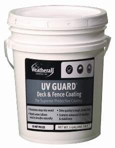 UV Guard Deck and Fence Coating - 1 Gallon- Discontinued Western Log Home Supply