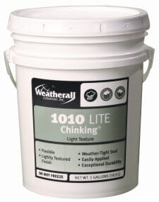 Weatherall 1010 Lite Chinking - 5 Gallons Western Log Home Supply